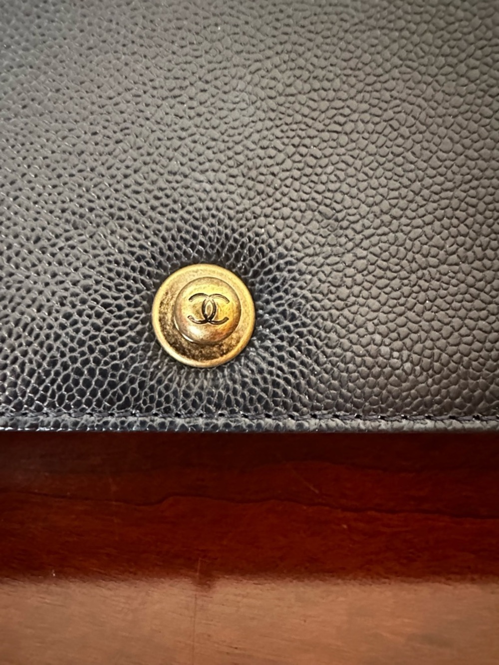 CHANEL Dark Navy Quilted Boy Flap Shoulder Bag with Gold Chain - Picture 10 of 16